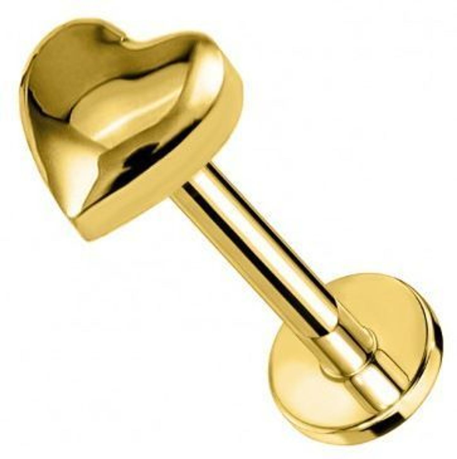 Złoty labret z serduszkiem DIA-PW445 B1G – tytanowy kolczyk do ucha PVD Gold.jpg